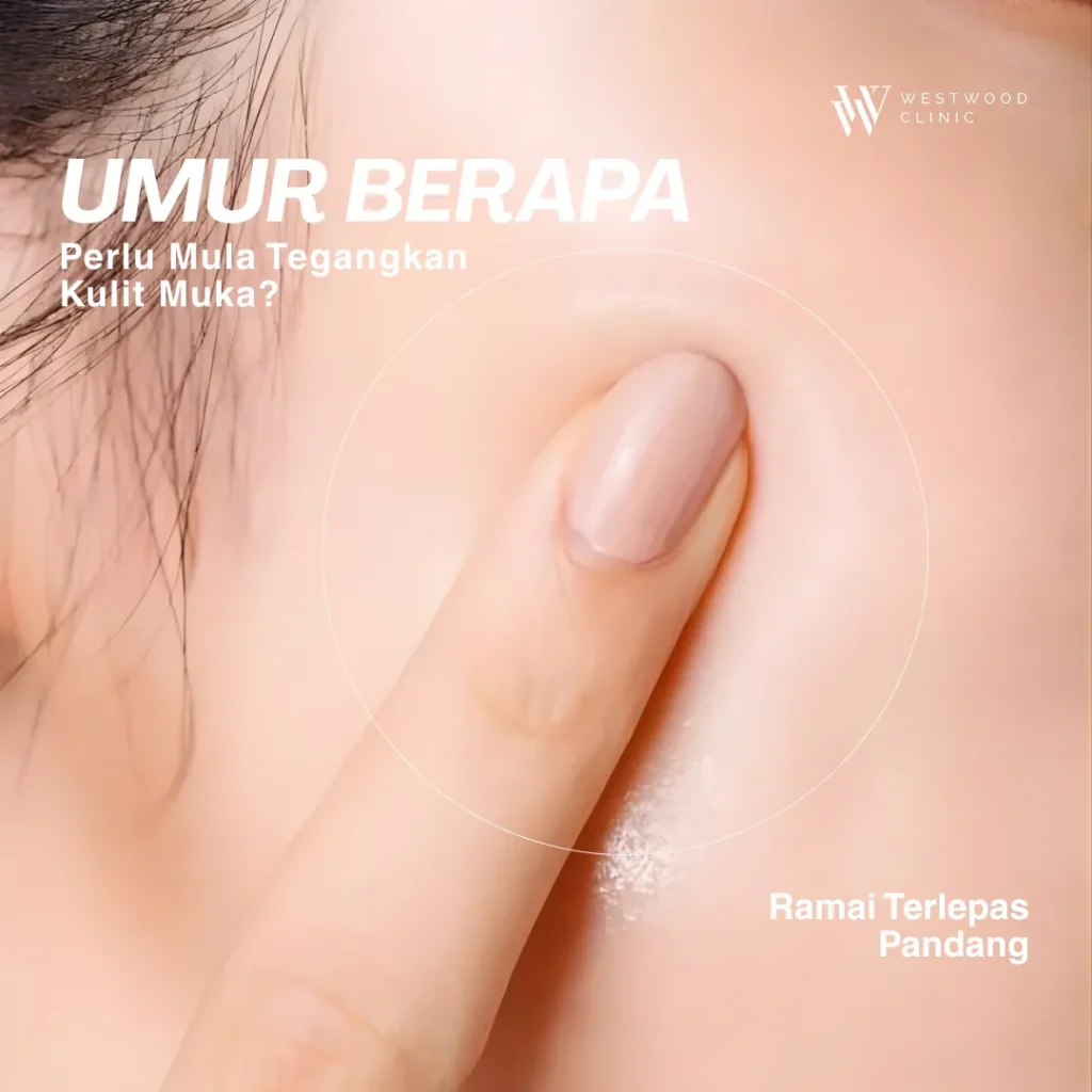 tegangkan kulit muka