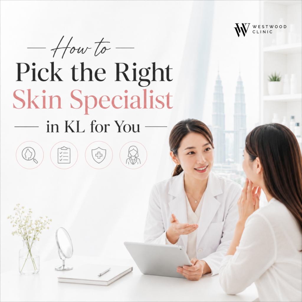 a patient consulting a skin specialist