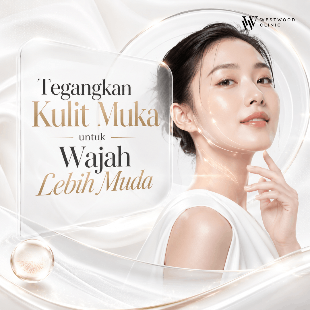 tegangkan kulit muka